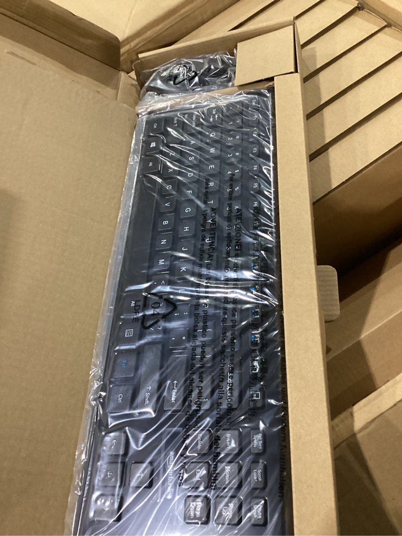 Condition photo showing New/Like New for Amazon Basics Wired Computer Keyboard & Mouse, Black Single 