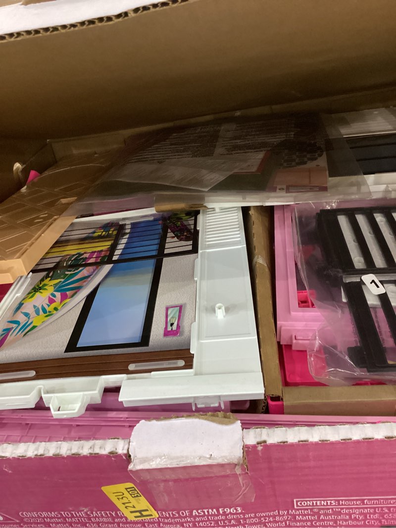 Condition photo showing As Is for Barbie DreamHouse Dollhouse with 75+ Accessories and Wheelchair Accessible Elevator, 10 Play Areas, 3 Custom Light Settings & Music (Amazon Exclusive)