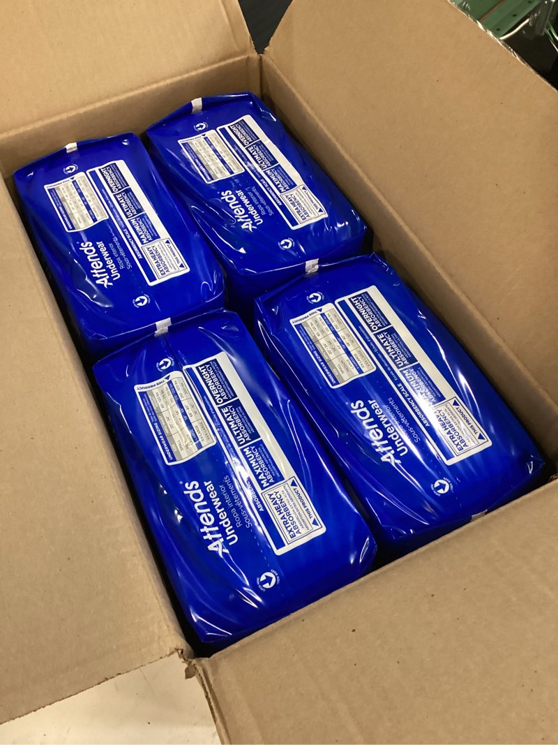 Condition photo showing New/Like New for attends heavy absorbency protective underwear, xl, case of 56