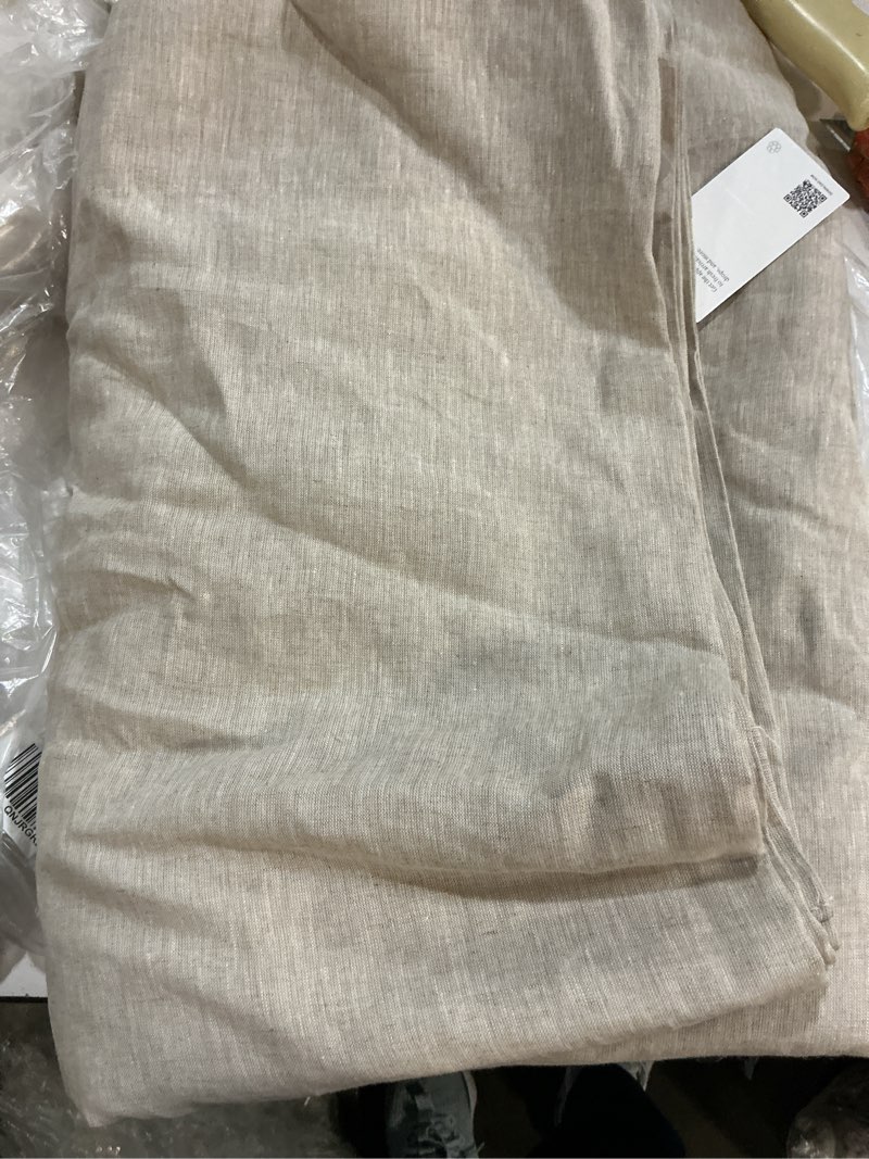 Condition photo showing Good Condition for quince european linen curtain - single panel ( 48in* 108” ”)
