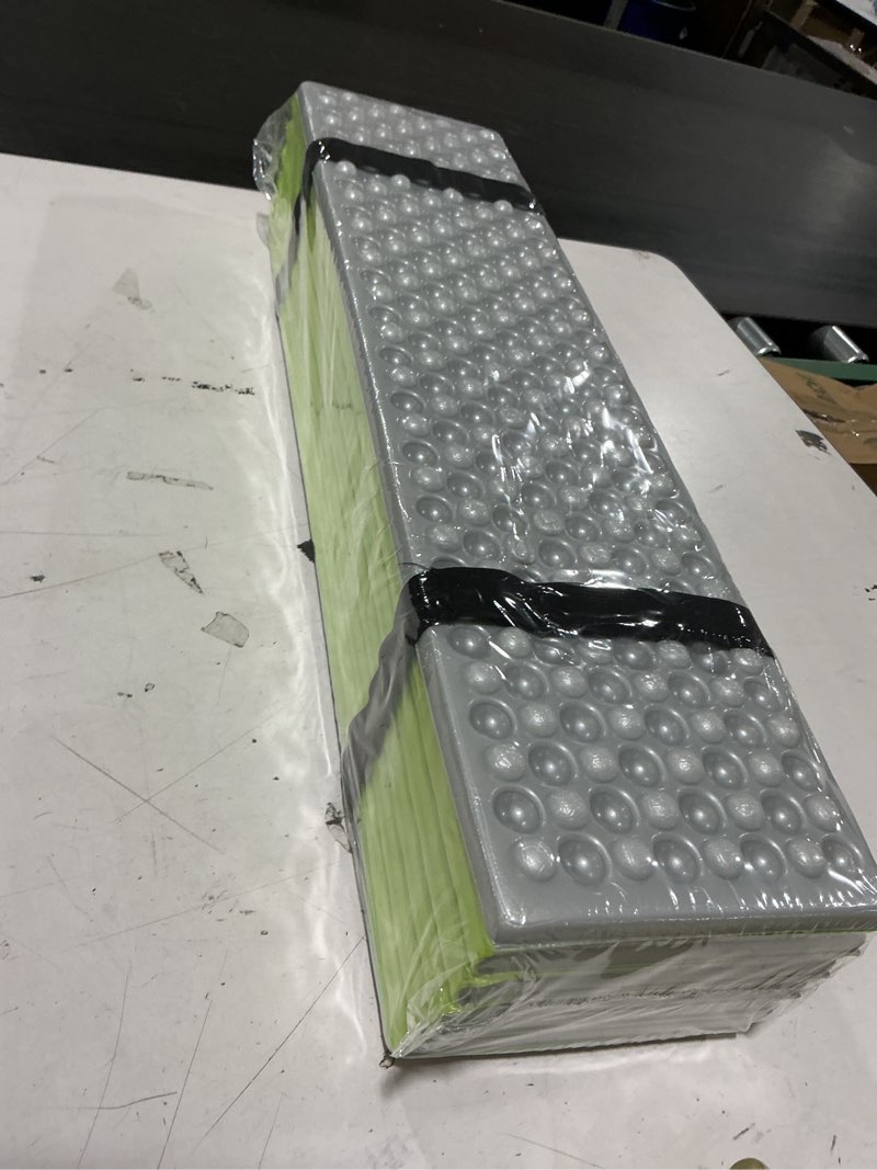Condition photo showing New/Like New for foam camping pads for sleeping, foldable closed cell foam camping mattress, waterproof outdoor sleeping mat for ultralight backpacking thru-hiking 1 pack