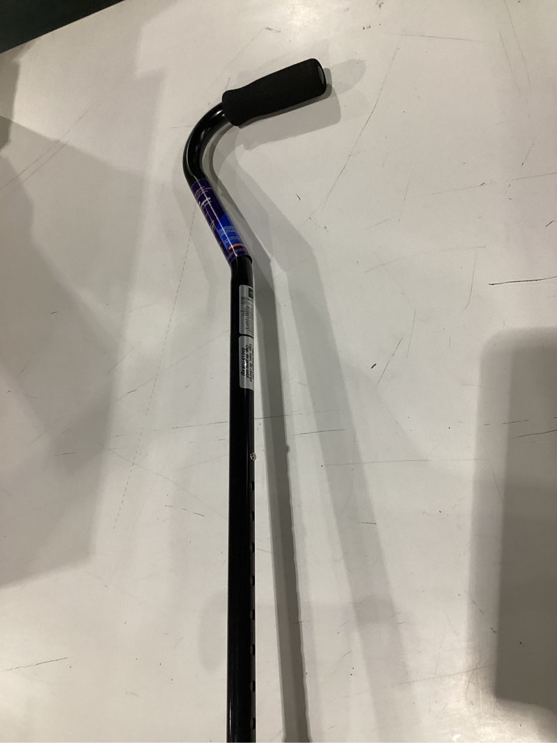 Condition photo showing Good Condition for medline aluminum quad cane with small base for balance, knee injuries, leg surgery recovery & mobility, portable, lightweight walking aid for seniors & adults