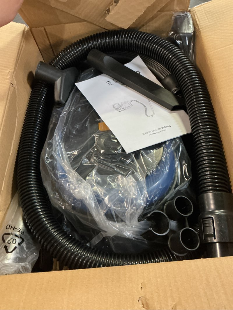 Condition photo showing Good Condition for aircliff canister vacuum cleaner, specially designed nozzle for pet family, 1200w & 17kpa strong suction, 2 hepa filters & 5 cleaning tools for hard floor, carpet, upholstery, pet hair black