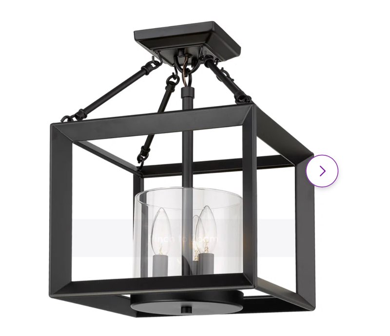 Averee 3- Light 11.75\" Semi Flush Mount 