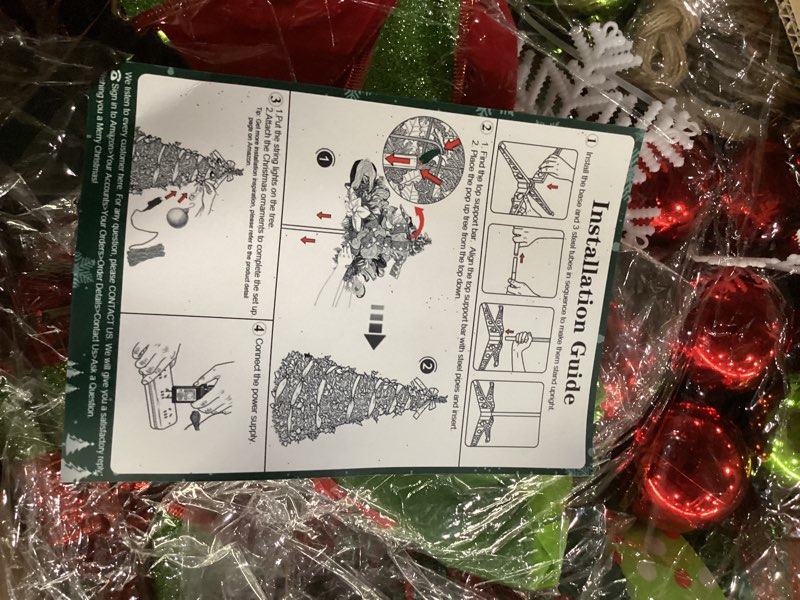 Instant pop up christmas tree