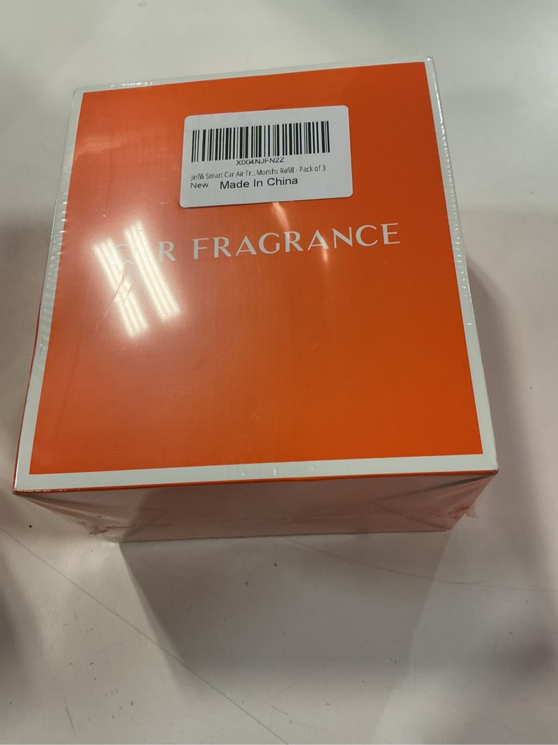 Condition photo showing New/Like New for Jinfili Smart Car Air Freshener Auto On/Off, Adjustable Concentration Diffuser with Colorful Ambient Light Luxury Cologne Scent Lasts 4-6 Months Refill - Pack of 3