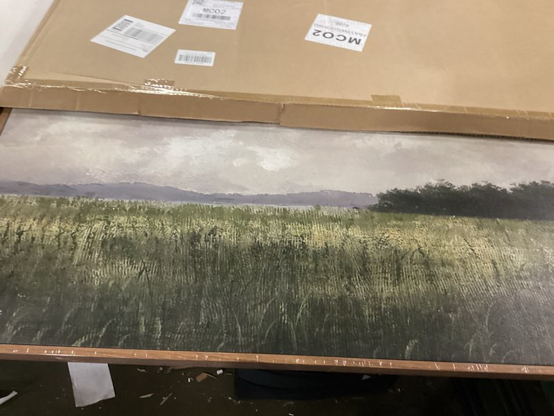 shenify vintage landscape framed wall art country meadow scenery farmhouse decor retro painting for 