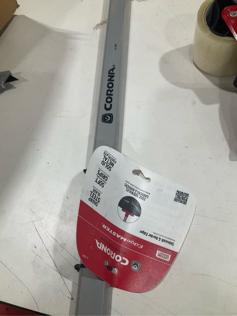 Condition photo showing As Is for corona comfortgel steel garden edger 27 in. steel handle