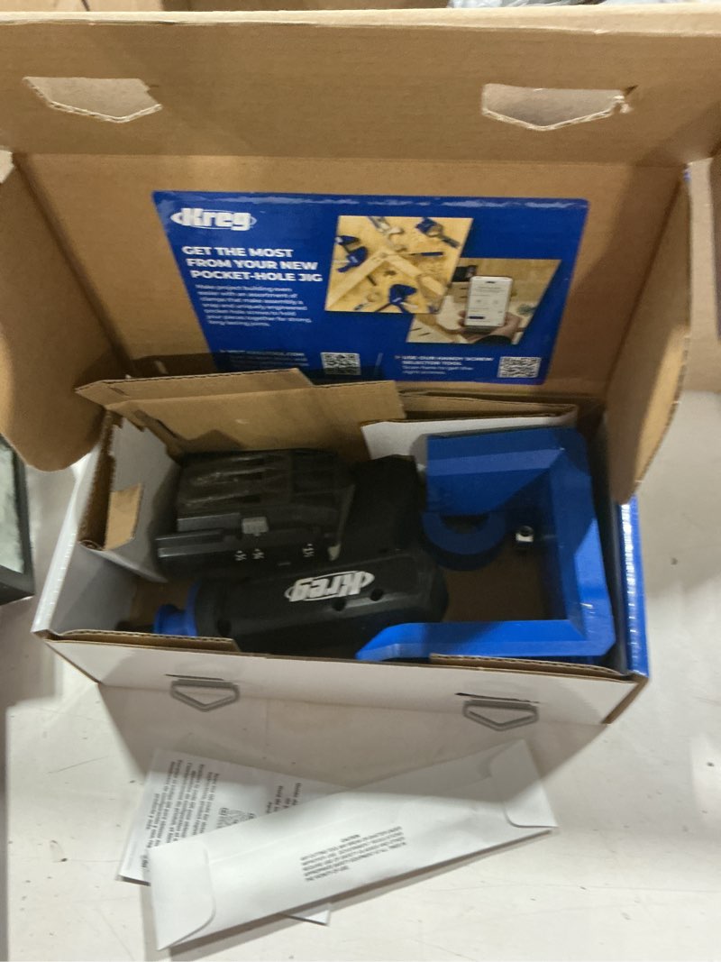 Condition photo showing Good Condition for kreg pocket hole jig 1 pk