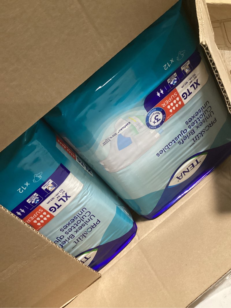 Condition photo showing Good Condition for tena proskin unisex adult diapers  maximum absorbency  xl  48 ct