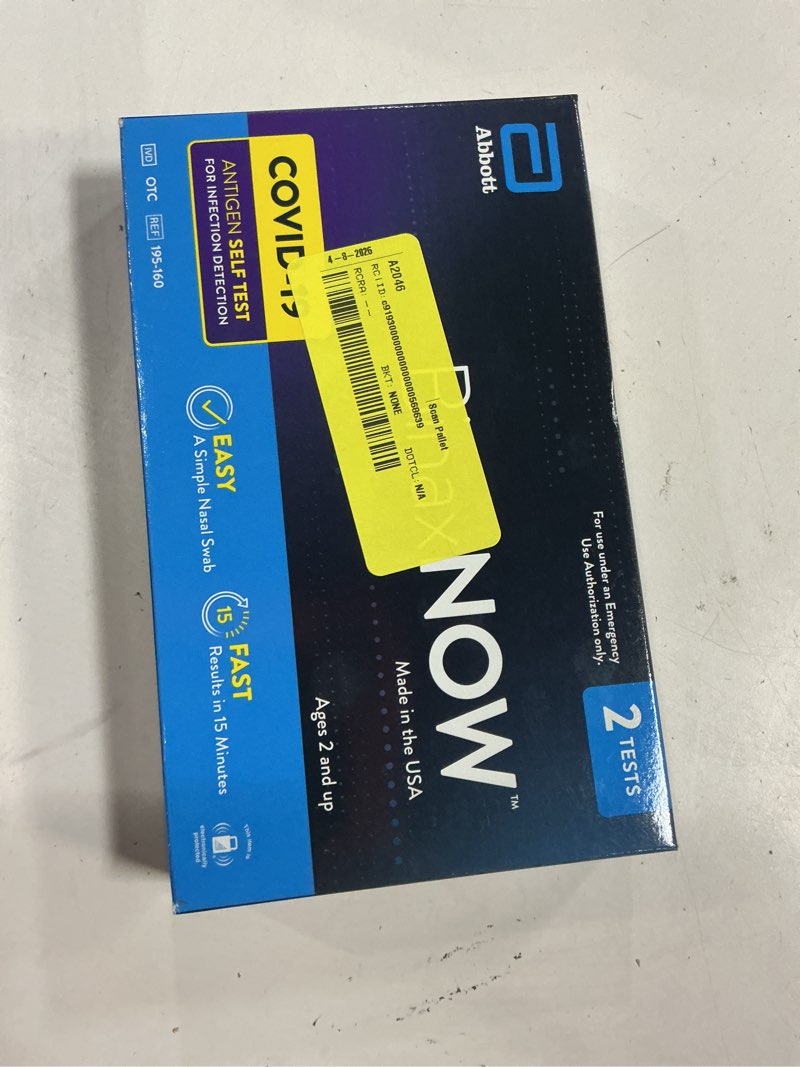 Condition photo showing New/Like New for (exp 05/16/26) binaxnow covid?19 antigen self test  1 pack  double  2-count  at home covid-19 test  2 tests