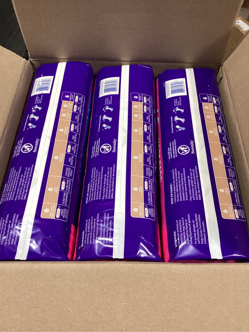 Condition photo showing New/Like New for TENA Sensitive Care Incontinence Pads, Bladder Control, Postpartum for Women, Overnight Absorbency, Extra Coverage, 135 Count