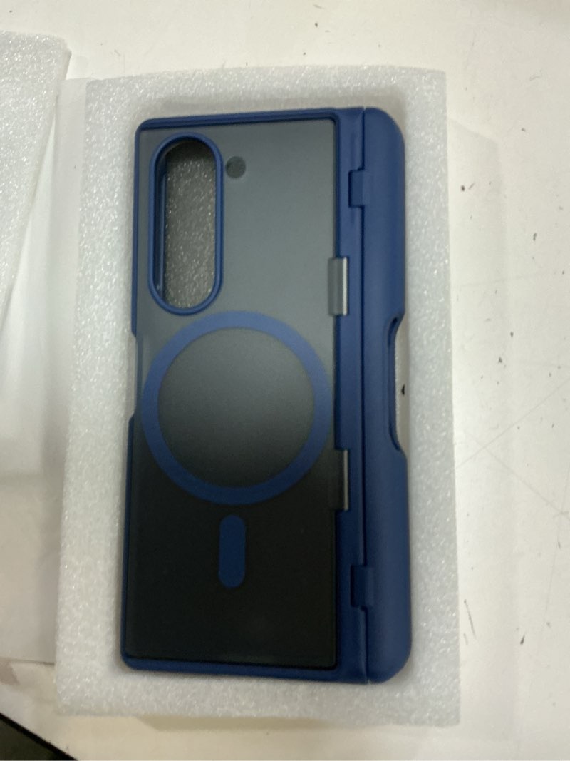 Condition photo showing Good Condition for mobosi for z fold 6 case with privacy screen protector [compatible with magsafe], [built-in kickstand&full body hinge protection] shockproof phone cover for samsung galaxy z fold6, blue z fold 6 blue