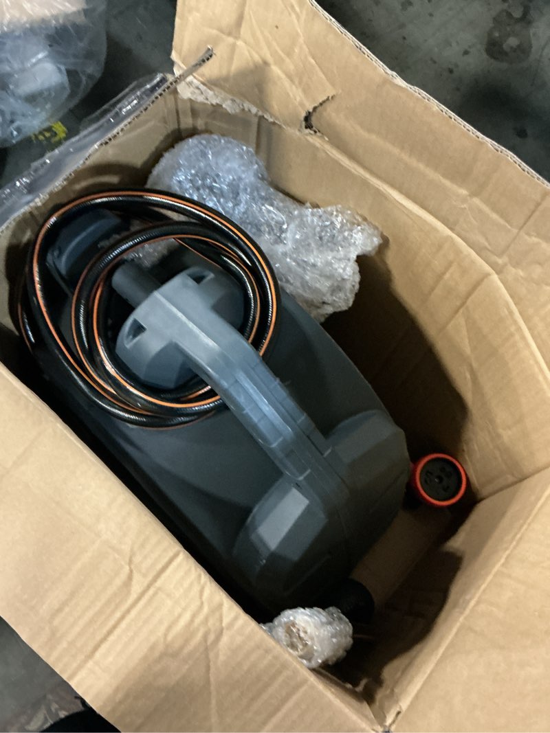 Condition photo showing As Is for giraffe tools plastic 100-ft wall-mount hose reel