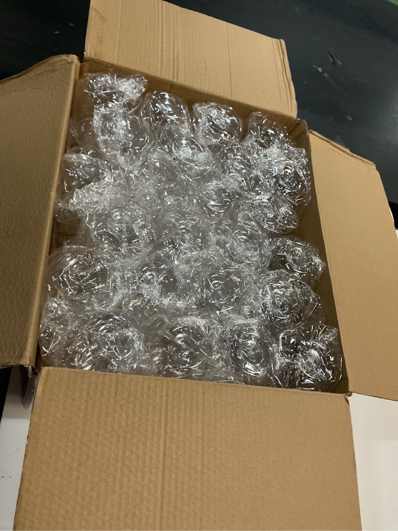 Condition photo showing New/Like New for reli. disposable wine glasses (48 pack, 12oz) plastic stemless wine glasses disposable | clear and stemless for parties, cocktails, whiskey, weddings | shatterproof