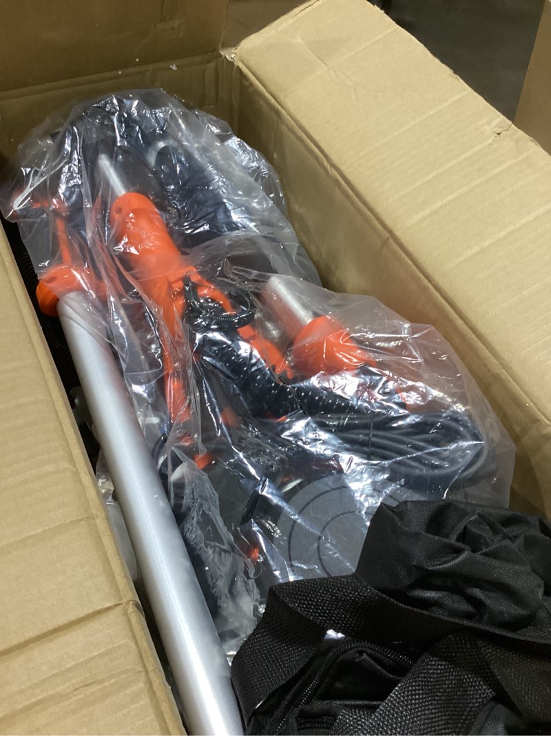 Condition photo showing As Is for drywall sander, 1000w popcorn ceiling removal tool, automatic drywall sander with vacuum dust collection, led light, 6 variable speed 800-2200rpm, foldable & extendable handle,15pcs sanding discs