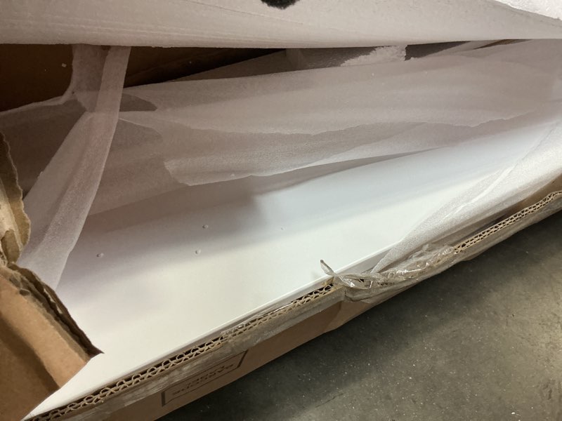 Condition photo showing As Is for afifurnishings bed white twin R-220212