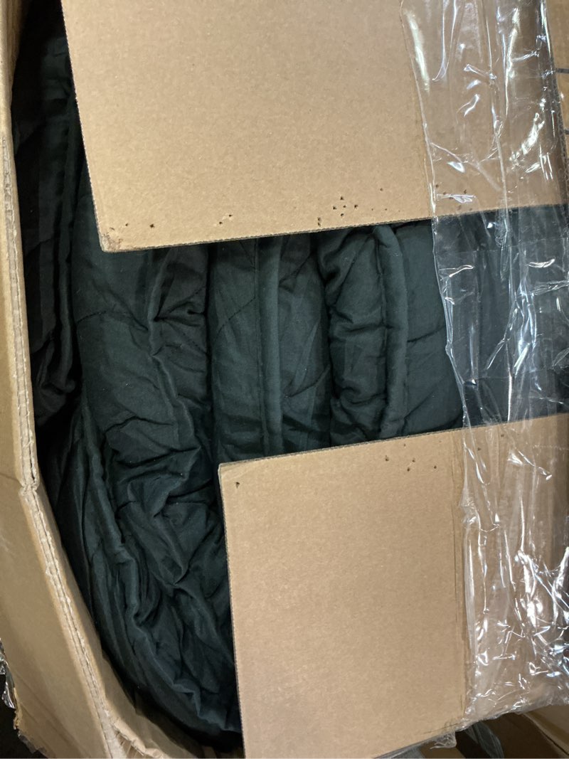 Condition photo showing As Is for japanese floor mattress, 100% high density comfortable foam, 4" thicken foldable mattress tatami mat sleeping pad, ideal for comfort and support, kids floor lounger pillow bed sofa, black, full black full( 80 x 54)