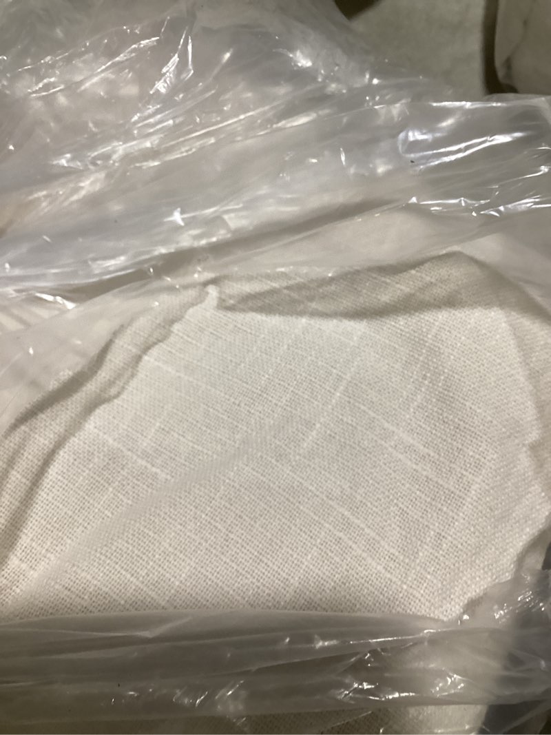 Condition photo showing Good Condition for cotton slub room darkening curtain, 48x96, natural