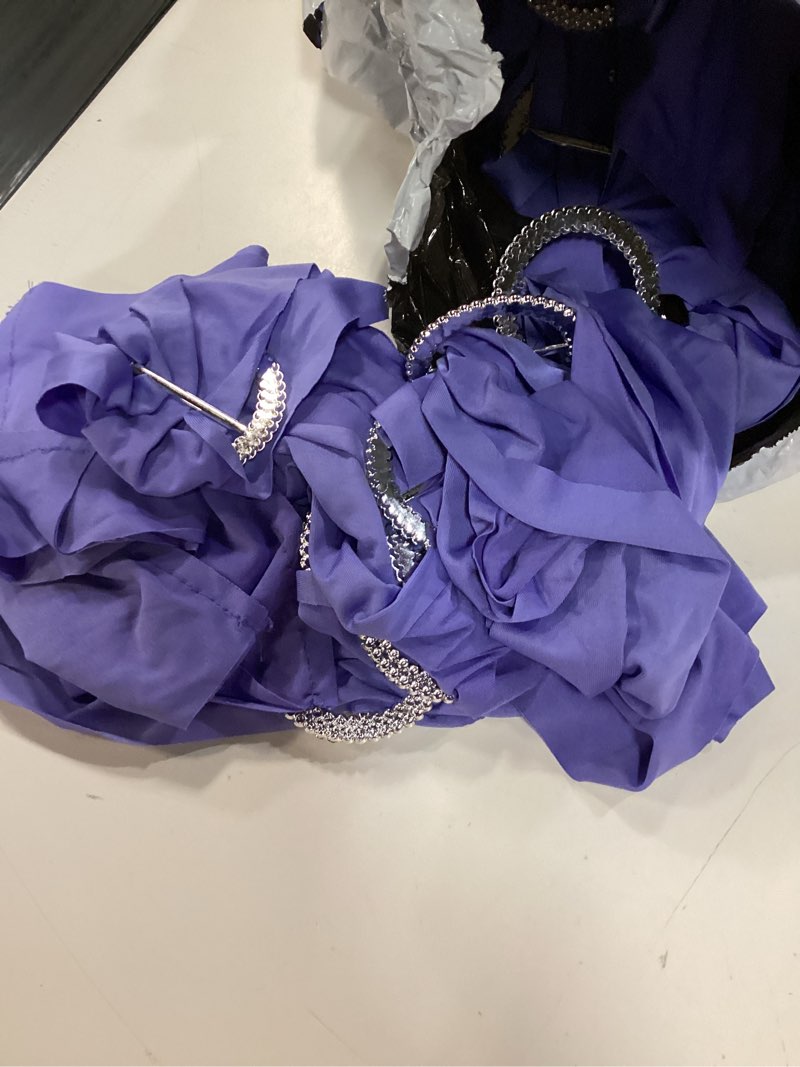 Condition photo showing Good Condition for wjwhq 100pcs spandex stretch chair sashes bows elastic chair cover bands ties with buckle slider for wedding party reception events universal ceremony banquet decorations(light purple) light purple 100 pcs