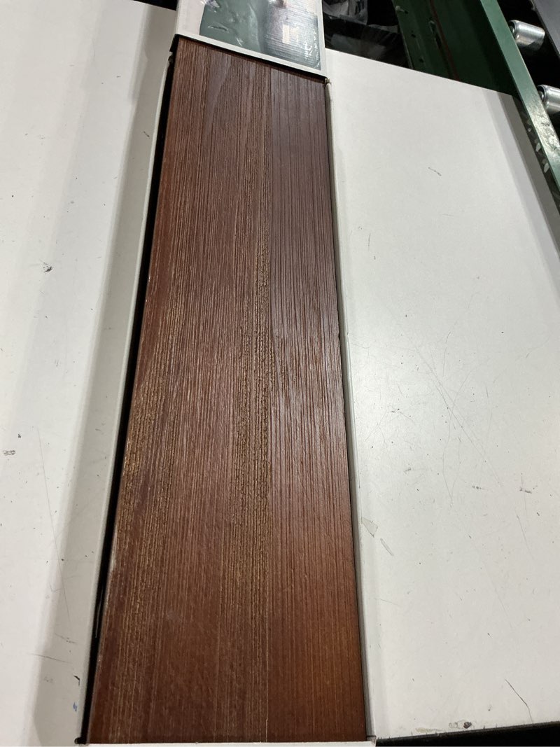 Condition photo showing Good Condition for 36" floating wood shelf walnut - threshold™: modern storage, open shelving