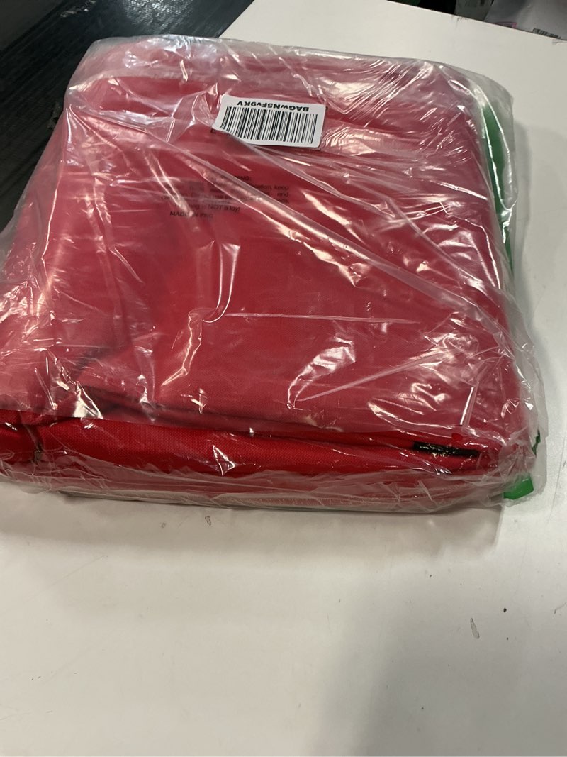 Condition photo showing Good Condition for Christmas Tree Storage Bag, Fits Up 8 Ft Tall Artificial Trees, Heavy-Duty 600D Oxford Tree Bag with Reinforced Handles Zipper Clear Pocket, Storage Bags for Moving Items, Clothing, Outdoor, Bedding Blackred 7.5FT