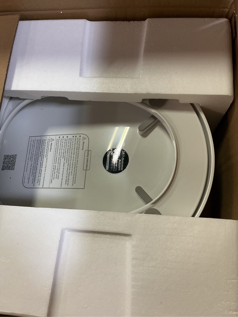 Condition photo showing As Is for Electric Bidet Toilet Seat, Heated Toilet Seat Elongated with Instant Warm Water & Dryer, Feminine & Front Rear Wash, Wireless Remote, Self-Clean Nozzle, Slow Close Lid, Upgraded Silent ECO Child Mode