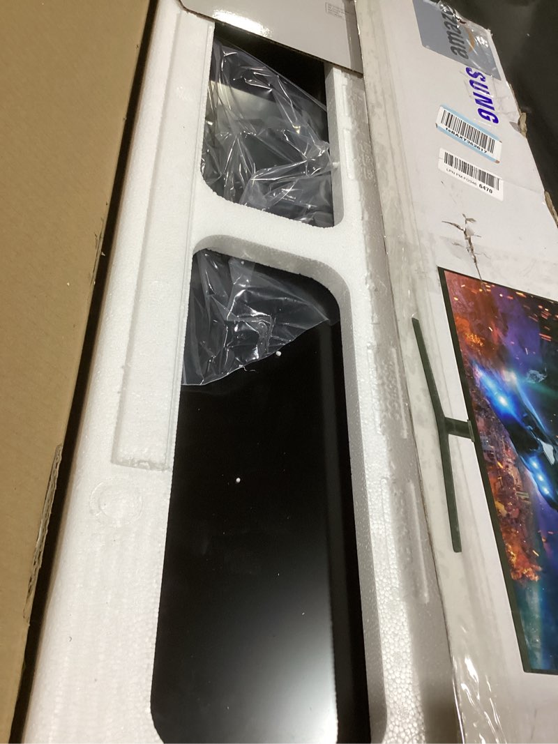 Condition photo showing As Is for Samsung 34" ViewFinity S50GC Series Ultrawide QHD Monitor, 100Hz, 5ms, HDR10, AMD FreeSync, Ultrawide Screen, Eye Care, Thin Bezels, PIP, PBP, LS34C50DGANXZA, 2023, Black