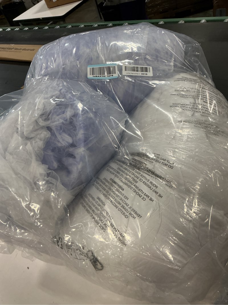 Condition photo showing New/Like New for Dual Layer 4 Inch Memory Foam Mattress Topper Queen - 2 Inch Gel Memory Foam and 2 Inch Pillow Top Mattress Pad, 7-Zone Egg Crate Mattress Topper