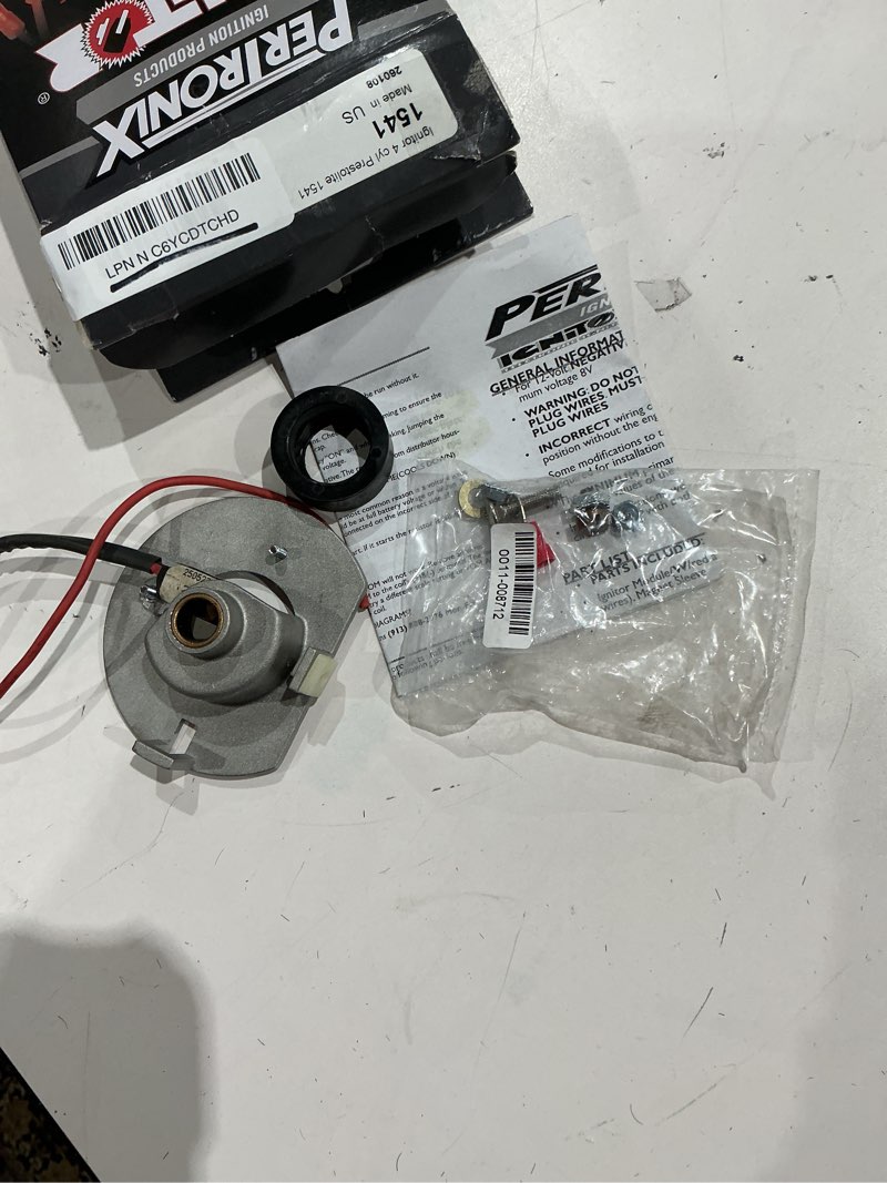 pertronix 1541 ignitor electronic ignition conversion kit, compatible with prestolite 4 cylinder