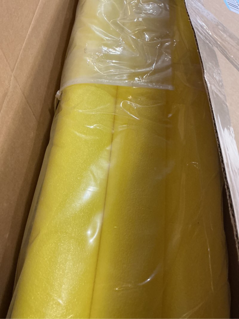 Condition photo showing Good Condition for Hanaive Yellow 6 Pcs 40 x 3. 5 x 1 Inch Pipe Insulation Foam Tube Pre Slit Clamp Foam Noodles for Padding Jumbo Pool Noodles Large Tube for Swimming Floating Craft Projects Padding Bumper Yellow 40 x 3.5 x 1 inch 6