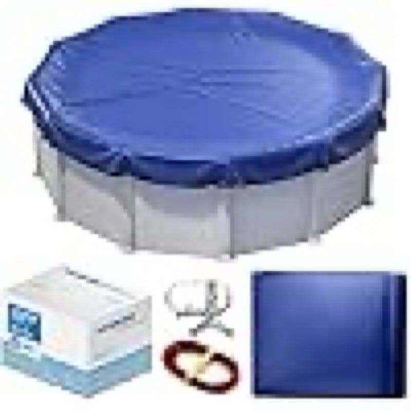 (Similar)Winter Pool Cover 18 ft Round for Above Ground | Extra Thick & Durable Above-Ground Pool Cover | Sapphire Series of Premium Cold- and UV-Resistant Pool Cover | by Yankee Pool Pillow