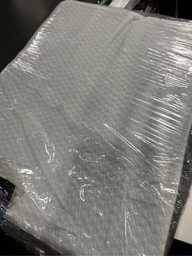 Condition photo showing Good Condition for Wedge Pillow for Sleeping & Resting, 24"x24"x12" Memory Foam Cushion with Grey White Patterned Polyester Cover, Ideal for Bedroom & Living Room – Comfortable Support for Adults Grey & White 12 inch