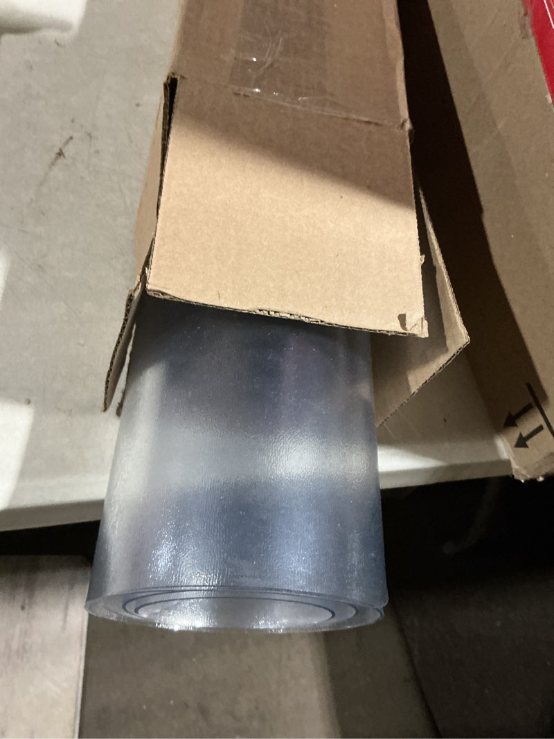 Condition photo showing Good Condition for Kuyal Clear Chair mat for Hardwood Floor 30 x 48 inches Transparent Floor Mats Wood/Tile Protection Mat for Office & Home (30" X 48" Rectangle) 30" X 48" Rectangle Clear