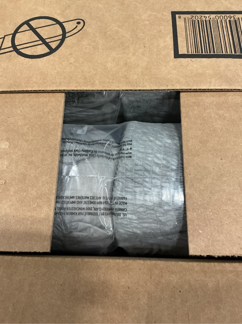 Condition photo showing New/Like New for depend fresh protection adult incontinence disposable underwear for men - maximum absorbency - s/m - gray - 80ct