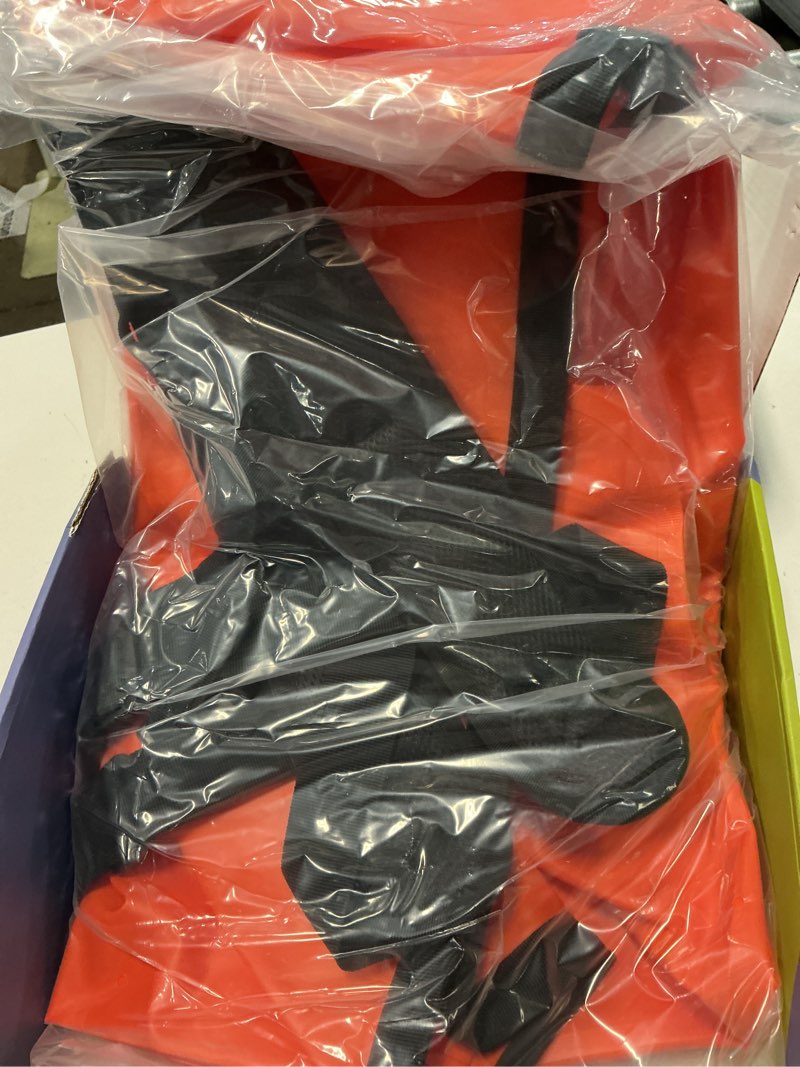 Condition photo showing New/Like New for 80l dry bag large waterproof bag roll-top heavy duty fishing duffel bag with durable straps & handles for kayaking paddle boarding boating rafting fishing orange
