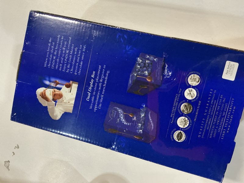 Condition photo showing New/Like New for (Best by 10/31/2026)Lindt LINDOR Dark Chocolate Candy Truffles, Dark Chocolate with Smooth, Melting Truffle Center, 50.8 oz., 120 Count Dark Chocolate 3.2 Pound (Pack of 1)