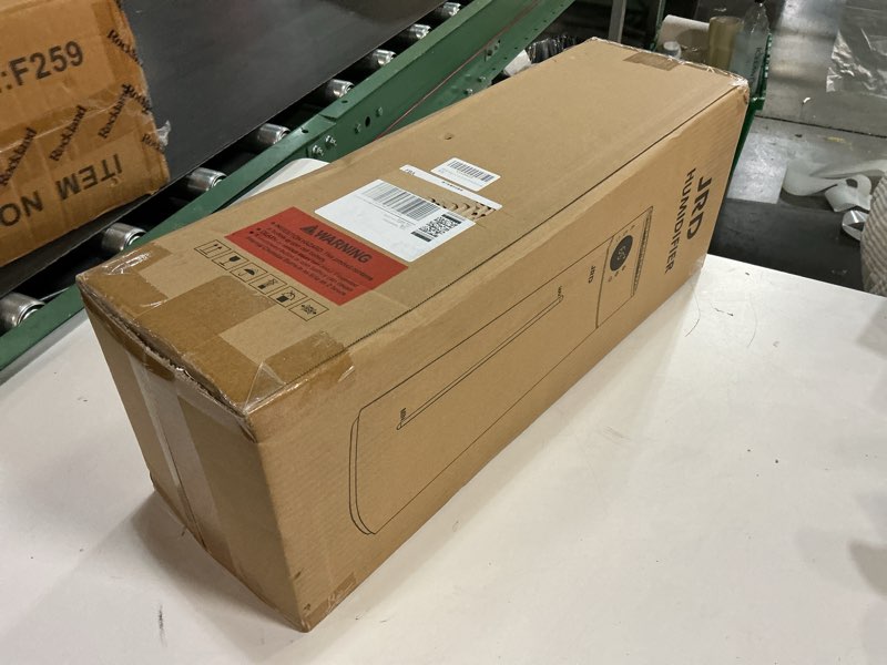 Condition photo showing New/Like New for jrd humidifier large room 8l/ 2.1gal, ultrasonic cool mist for bedroom, quiet humidifier with remote control, 10 mist modes, 24h timer, night light, ai mode, 40h run for home office baby pets plants