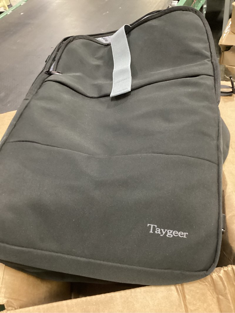 Condition photo showing Good Condition for taygeer travel backpack for men women, carry on backpack with shoe pouch, tsa 17.3inch laptop mochila flight approved, nurse bag casual daypack for weekender business hiking,black x-large black