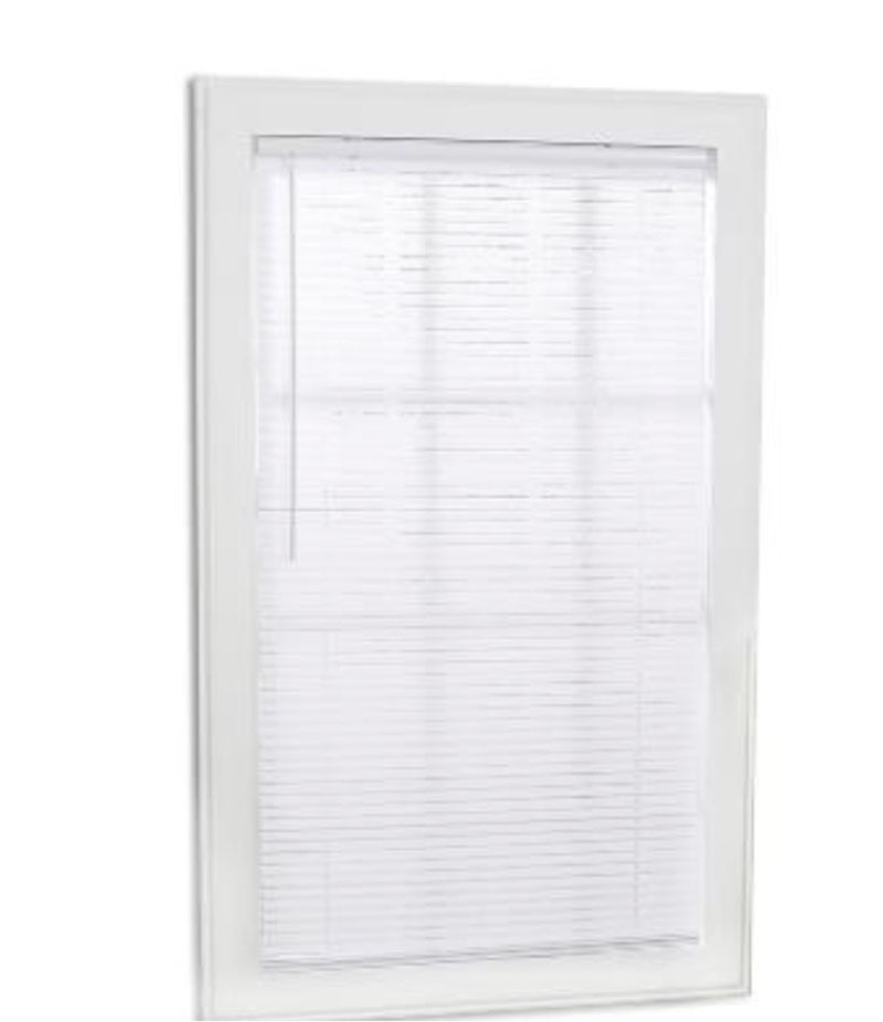 7 - project source 35x72 cordless white vinyl blinds