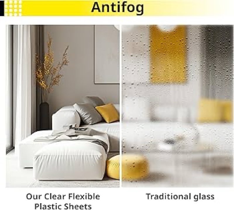 6-Pack Crystal Clear PET Plastic Sheet - Thick & Flexible - Clear Plastic Sheets for Crafts, Poster incomplete 