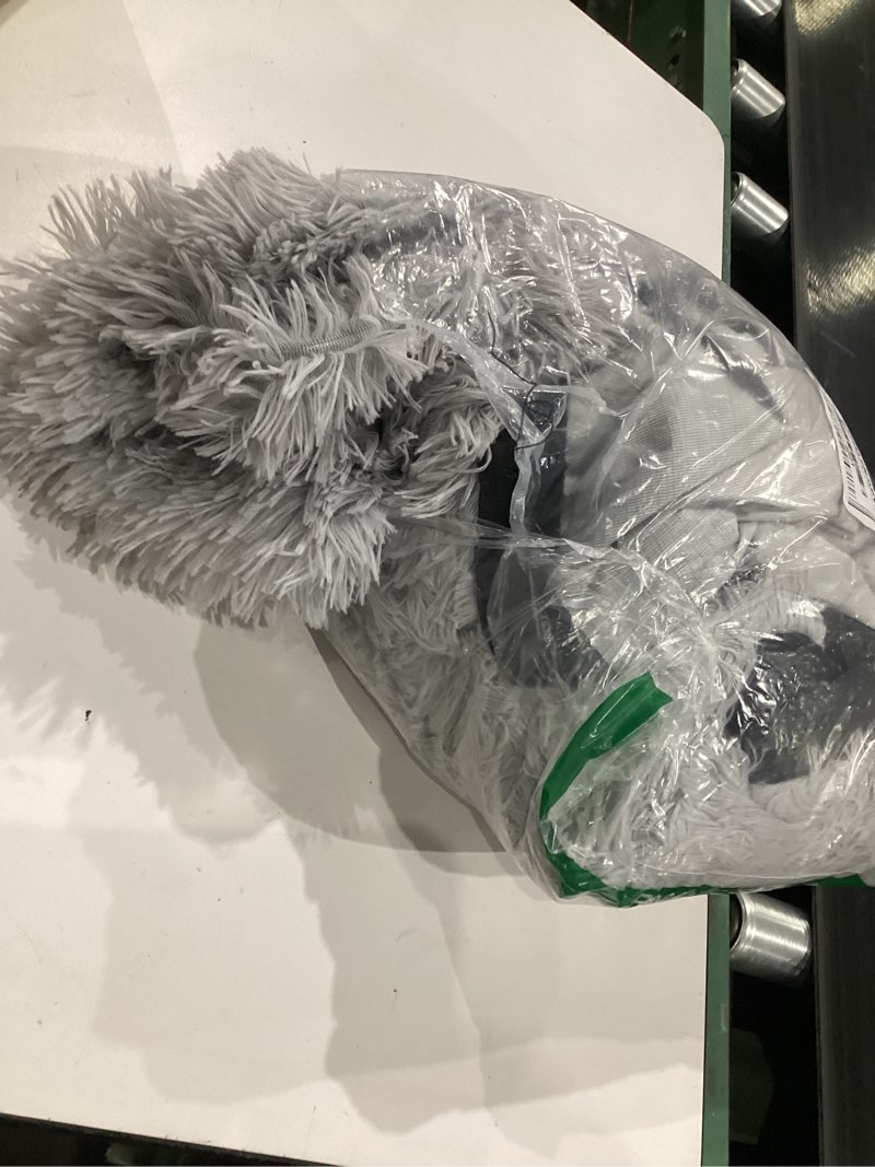 Condition photo showing Good Condition for bean bag chair cover, waterproof faux fur bean bag cover only(no filler), 5ft round beanbag cover with pocket, big giant bean bags covers for adults kids teens, stuffed animal storage 5ft light grey (cover only)
