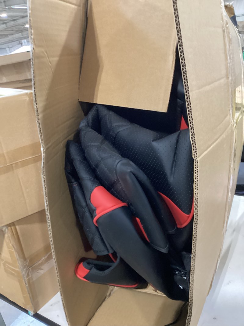 Condition photo showing As Is for car seat covers for  seat cover, stylish sport seat covers? automobile seat cover sets.(luxury 2 seats/black red) black red luxury 2 seats similar not exact