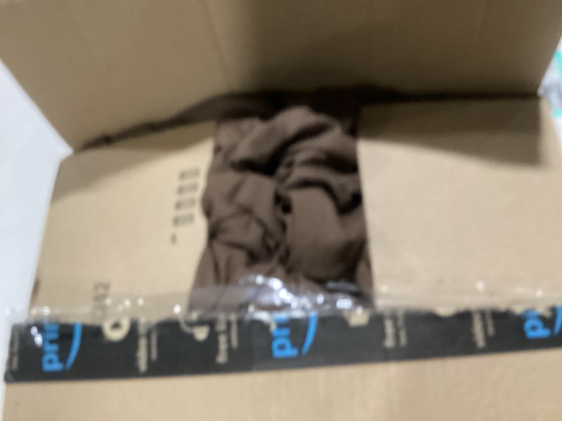 Condition photo showing Good Condition for Homelike Moment Twin Comforter Duvet Insert - Brown Down Alternative Bed Comforter Twin Size, Lightweight Bedding Comforters Quilted Soft All Season Reversible Chocolate Brown/Beige Chocolate Brown/Beige Twin