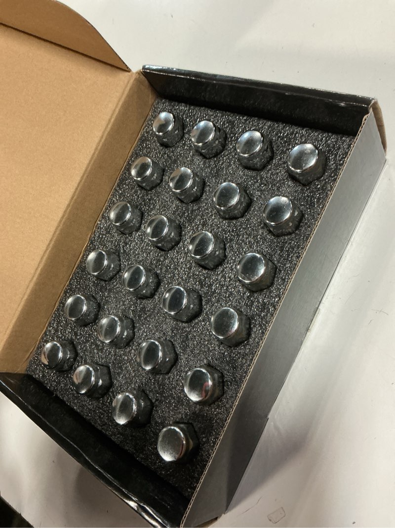 Condition photo showing Good Condition for m14x1.5 lug nuts 24pcs replacement for 2011-2018 jeep grand cherokee 2008-2020 buik enclave 1999-2020 cadillac escalade aftermarket wheel - chrome closed end solid lug nuts