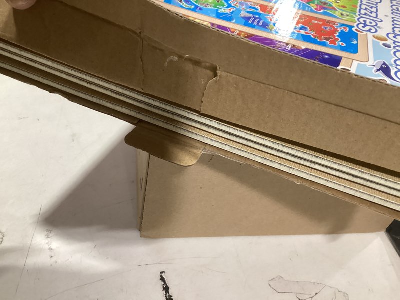 Condition photo showing As Is for SYNARRY Large USA World Solar System Wooden Magnetic Puzzles for Kids Ages 4-6, Wood Puzzles Educational Games Toys Gifts for Toddlers, United States World Planet Space Map for Boys Girls Ages 3-5 4-8