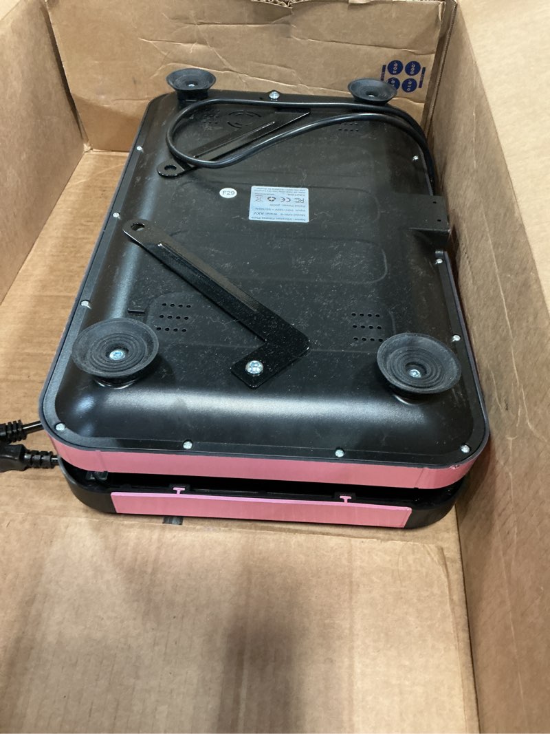 Condition photo showing As Is for AXV Vibration Plate Fitness Platform Exercise Machine Vibrating Shaking Full Body Shaker Workout Vibrate Stand Shake Board Sport Gym for Weight Loss Fat Burner for Women Men SLIM-BLACKPINK