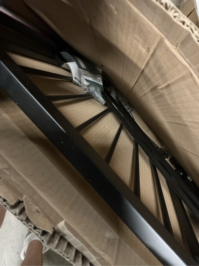 Condition photo showing Good Condition for 29.5-40.5" baby gate for stairs, dog gate for doorways, walk thru auto close metal baby safety gate for the house, stairs and doorways, child gate pressure mounted, pet gate for dog indoor - black black 29.5-40.5"w x 30"h