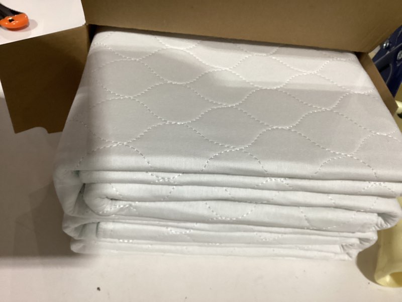 Condition photo showing Good Condition for careboree washable waterproof bed pads, extra absorbent 34”x52” (2 pack | anti slip, mattress and furniture protectors, breathable, reusable underpads for incontinence,adults, elderly, kids, pets 34x52 inch (pack of 2)