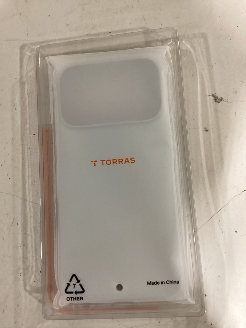 Condition photo showing Good Condition for torras magnetic slim fit for iphone 17 pro case 6.3 inch, ultra-thin, compatible with magsafe, lightweight matte anti-scratch hard pc cover phone case for iphone 17 pro originfit, silver white 3-silver white iphone 17 pro